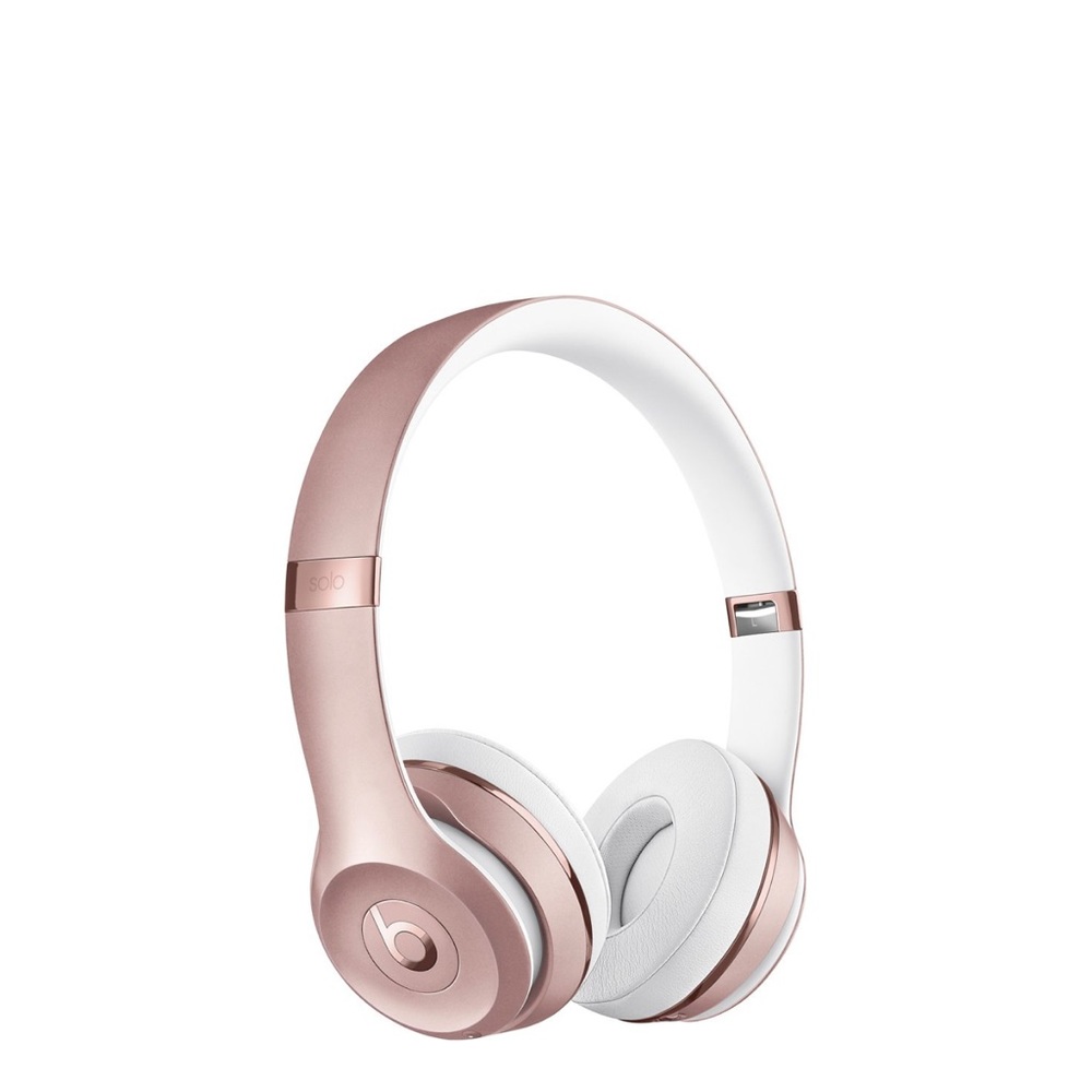 Rose Gold Beats by Dre headphones